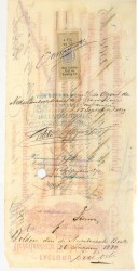 Netherlands-Indies. 5000 gulden. bill of exchange. Type 1879. Type Batavia. - Fine -.