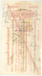 Netherlands-Indies. 3570 gulden. bill of exchange. Type 1873. Type Batavia. - Very fine.