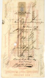 Netherlands-Indies. 7500 gulden. bill of exchange. Type 1879. Type Batavia. - Very fine -.