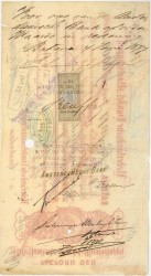 Netherlands-Indies. 6000 gulden. bill of exchange. Type 1877. Type Batavia. - Fine -.
