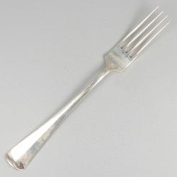 6-delige set dinervorken Haags lofje zilver.