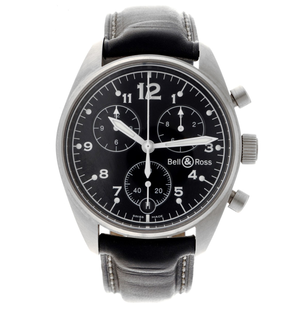 Bell & Ross Vintage 120 - Heren polshorloge