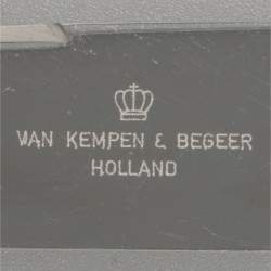 6-delige set messen Haags lofje zilver.