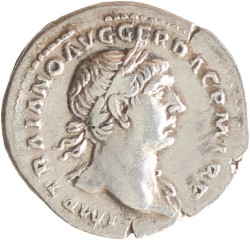 Roman empire. Trajan. Denarius. N.D. (98 - 117 AD).