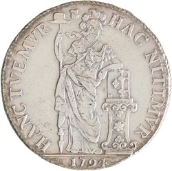 3 Gulden - Generaliteits. Utrecht. 1794. Zeer Fraai -.