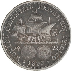 USA. ½ Dollar - World's Columbian exposition Chicago. 1893.