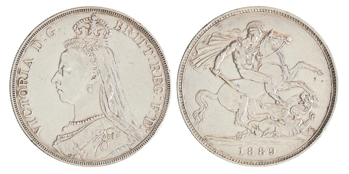 Great Britain. Victoria. Crown. 1889.