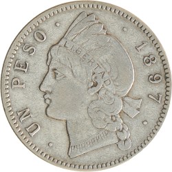 Dominican Republic. Peso. 1897.