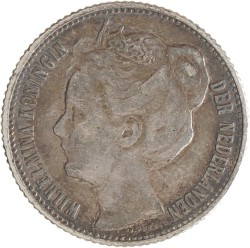 ½ Gulden. Wilhemina. 1904. Fraai / Zeer Fraai.