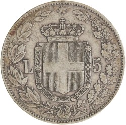 Italy. Kingdom. Umberto I. 5 Lire. 1979.