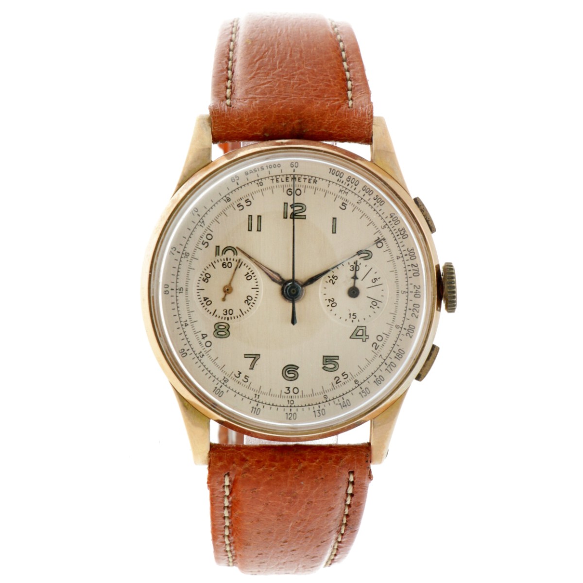 Chronograph - Heren polshorloge - ca. 1950.