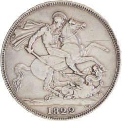 Great Britain. George IV. Crown. 1822.