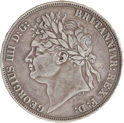 Great Britain. George IV. Crown. 1822.
