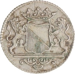 Duit - Zilveren afslag. Utrecht stad. 1779. Prachtig.