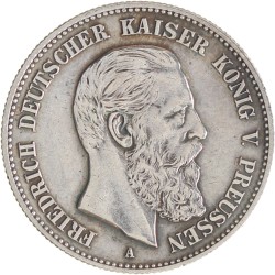 German states. Prussia. Friedrich. 2 Mark. 1888.