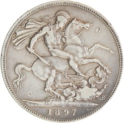 Great Britain. Victoria. Crown. 1897.