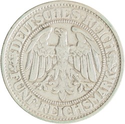 Germany. Weimar republic. 5 Mark. 1932 D.