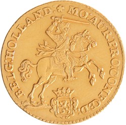 Gouden rijder van 14 gulden. Holland. 1760. Prachtig / UNC.