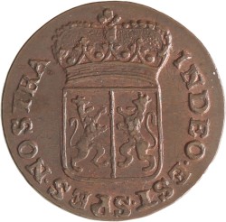 Duit. Gelderland. 1788. UNC.