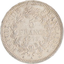 France. Third Republic. 5 Francs. 1873 A.