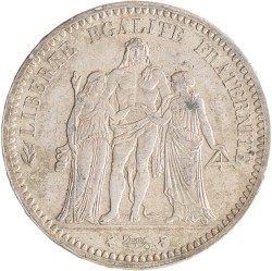 France. Third Republic. 5 Francs. 1873 A.