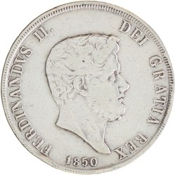 Italian states. Kingdom of the two Sicilies. Ferdinando II. 120 Grani. 1850.