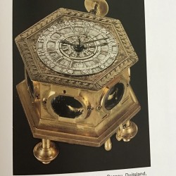 Doosklok miniatuur 7,5 minuten repetitie met wekkerwerk, Joseph Jans Passau, Duitsland - ca. 1710