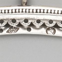 3-delig lot beursbeugels zilver.
