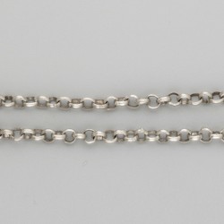 2-delige set breipendoppen zilver.