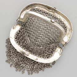 Beugelbeurs (1850) zilver.