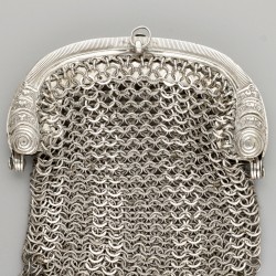 Beugelbeurs (1850) zilver.