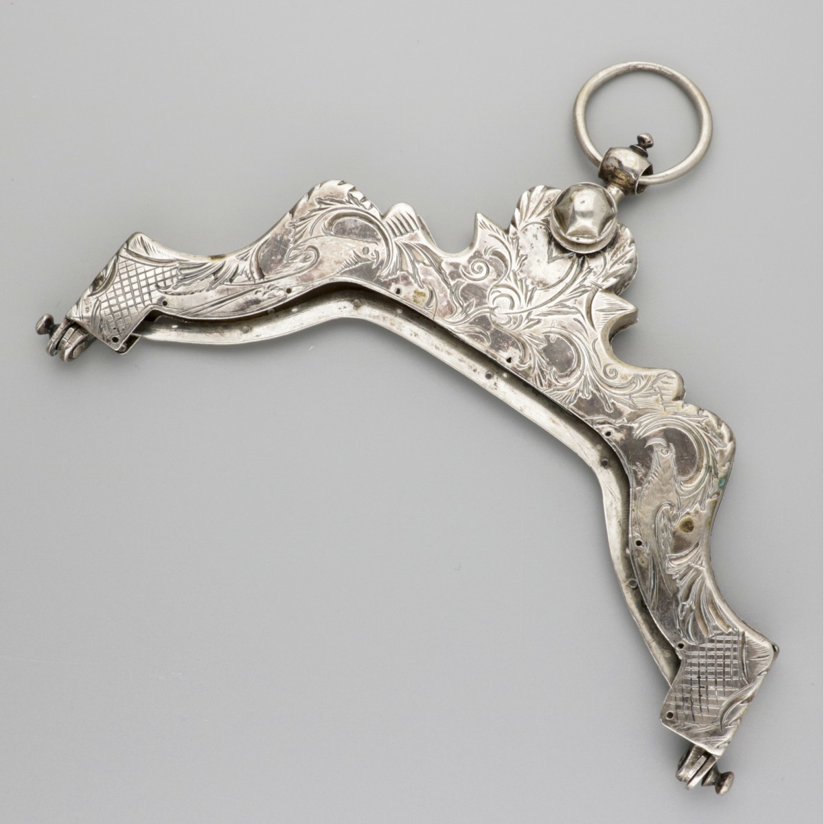 Tasbeugel (Schoonhoven, Jacobus Koppenol 1773-1811) zilver.