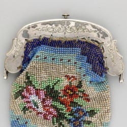 Beugelbeurs zilver.
