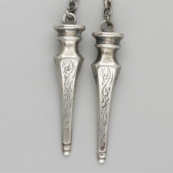 Lot breipendoppen (2 sets) zilver.