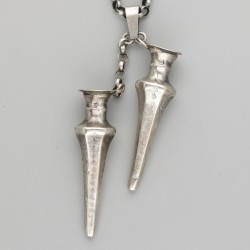 Lot breipendoppen (2 sets) zilver.
