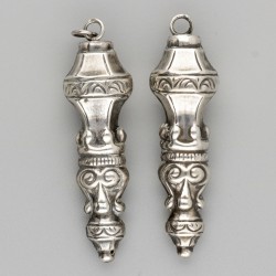 Lot breipendoppen (2 sets) zilver.
