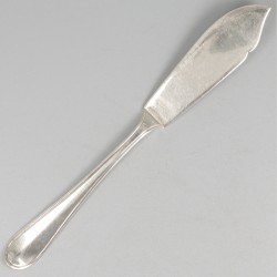 12-delige set visbestek zilver.
