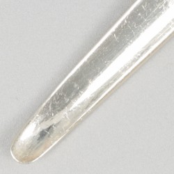 6-delige set ontbijtlepels ''model Jeunesse'' zilver.