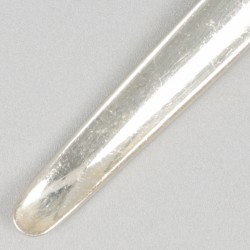 6-delige set ontbijtlepels ''model Jeunesse'' zilver.