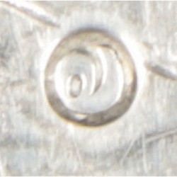 6-delige set dinervorken ''model Jeunesse'' zilver.