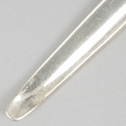 6-delige set dinervorken ''model Jeunesse'' zilver.