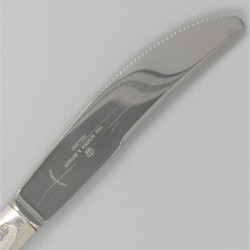 6-delige set dinermessen ''model Jeunesse'' zilver.