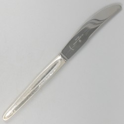 6-delige set dinermessen ''model Jeunesse'' zilver.