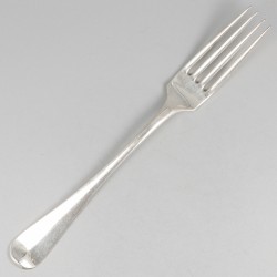 6-delige set dinervorken zilver.