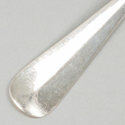 6-delige set ontbijtvorken zilver.