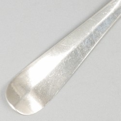 2-delige set vorken (Haarlem, Jan Luiting 1751-1794) zilver.