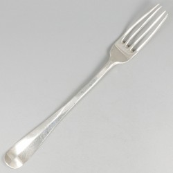 2-delige set vorken (Haarlem, Jan Luiting 1751-1794) zilver.