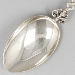 2-delig lot gelegenheidslepels zilver.