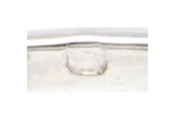 18 kt. Witgouden ring bezet met ca. 1.03 ct. natuurlijke robijn en ca. 0.18 ct. diamant.