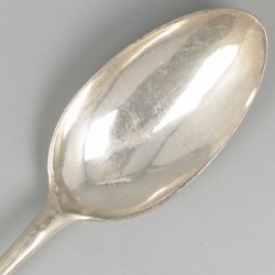 3-delig lot lepels & vork (Amsterdam, Johannes Schiotling 1762-1799) zilver.